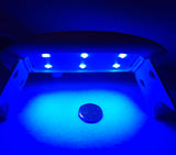Sun Mini 2 miniature WHITE LED UV setting lamp, available in White, Green, Blue, Pink and Red (body colour) :)