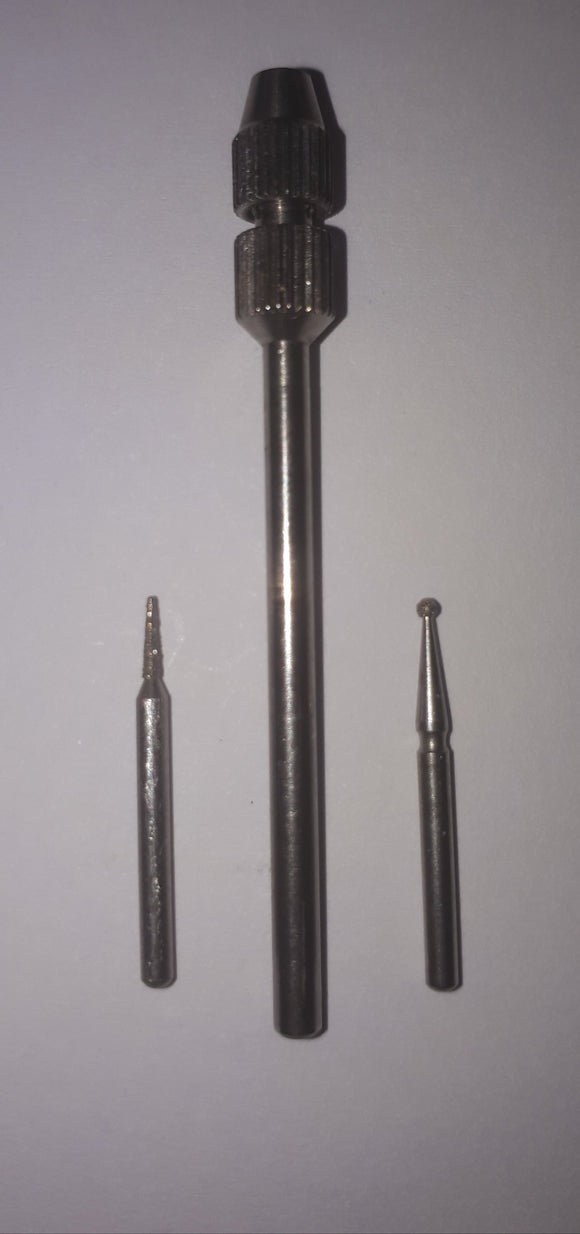 Lacuna Method® 'Starter Set'  Burrs & Holder